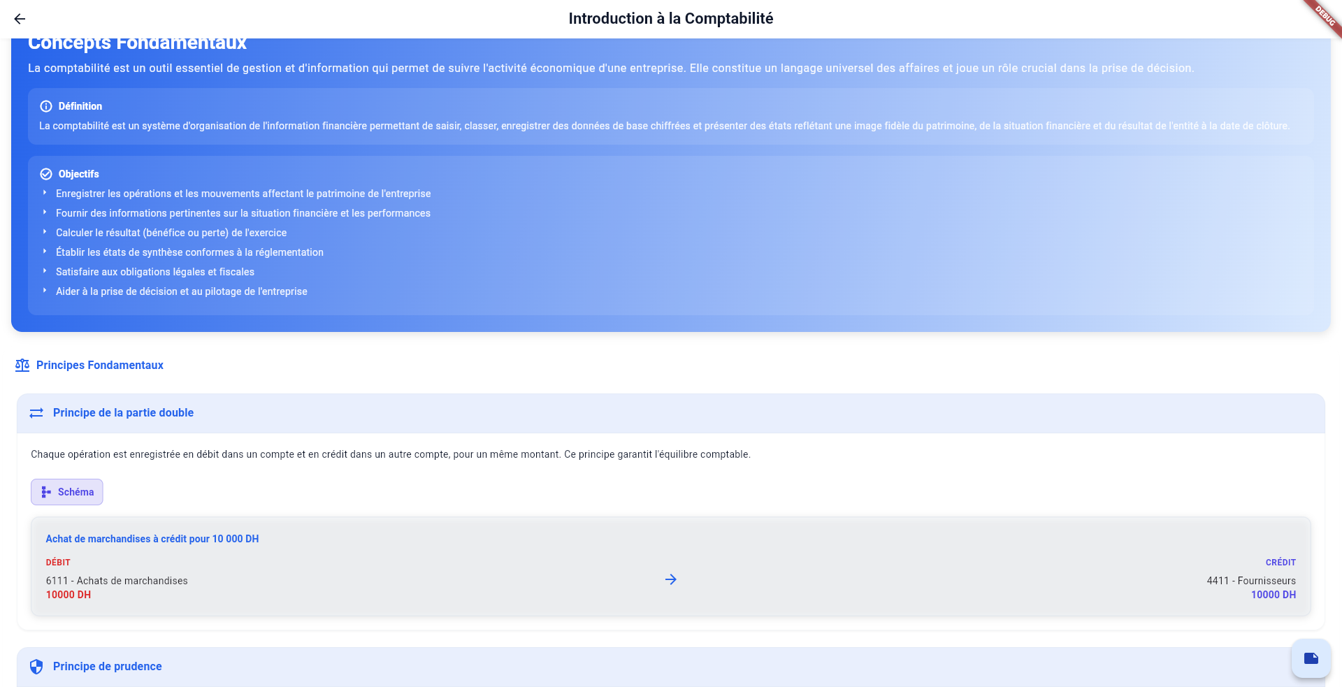 Hiel Compta interface screenshot 4